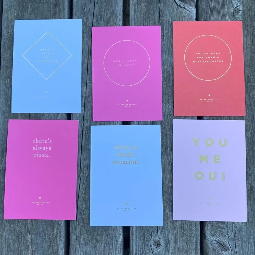 🎄West Emory Day Maker Quote Cards w/Stand NWOT